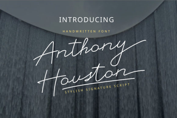 Anthony Houston Font for Bold Campaigns