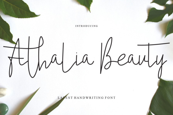 Athalia Beauty: A Delicate Font for Business Branding