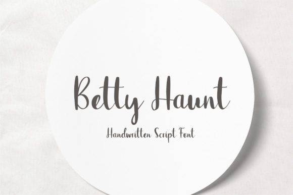 Betty Haunt Font for Editorial Design