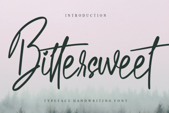 Bittersweet: A Handwritten Font for Web Design