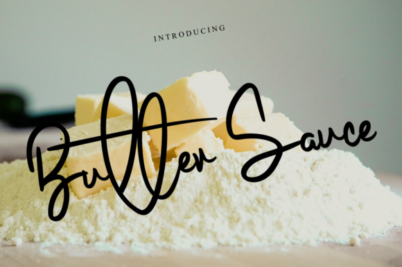 Butter Sauce Font for Elegant Design