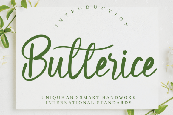 Butterice Font: Elegant Script for Web Design