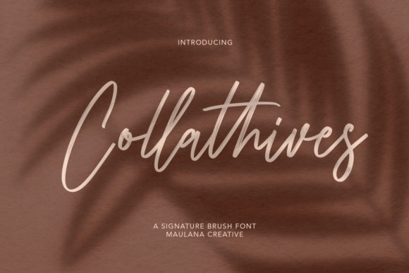 Collathives: A Stylish Script Font