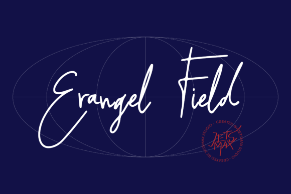 Erangel Field Font: Elegant Handwritten Style