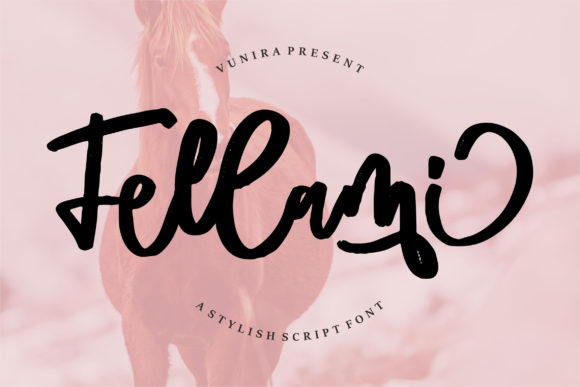 Fellami Font: Elegant Script for Editorial Design