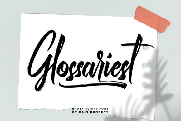 Glossariest: A Bold Font for Business Branding