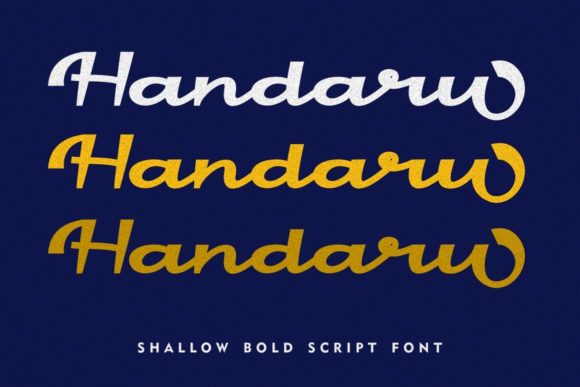 Handaru: A Bold Handwritten Font for Marketers