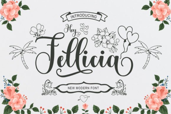 Hey Fellicia Font for Creative Makers