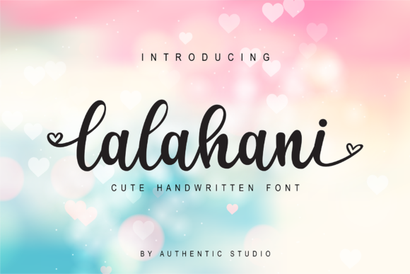 Lalahani: A Romantic Script Font