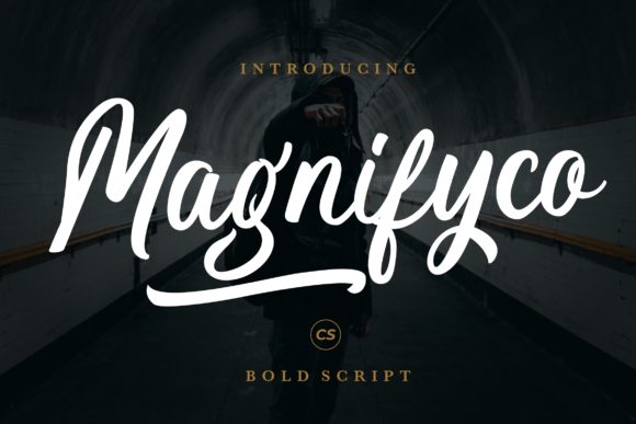 Magnifyco: A Bold Handwritten Font