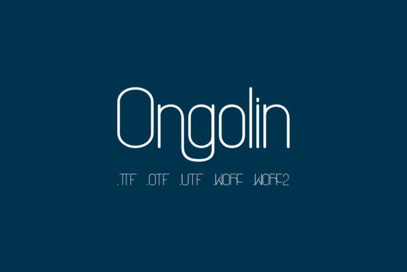Ongolin: A Classy Script Font