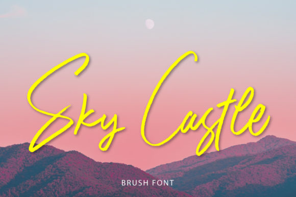 Sky Castle Font: Elegant Script for Creative Makers