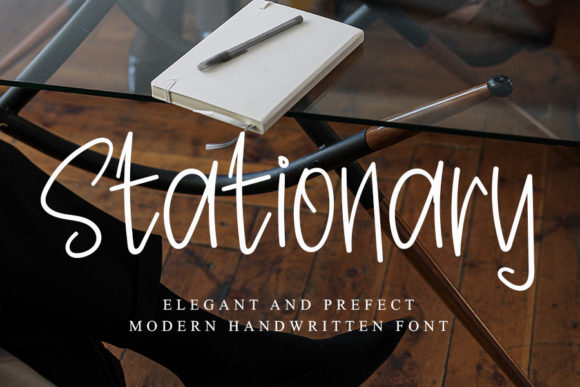 Stationary Font for Editorial Design