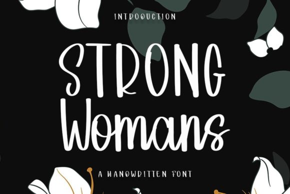 Strong Womans Font for Web Design